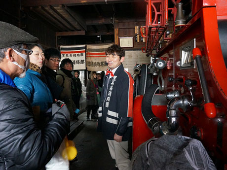 Town walk tour in Aomori / Kuroishi city-Planning one after another, tour of Japan's oldest active fire truck, etc.
