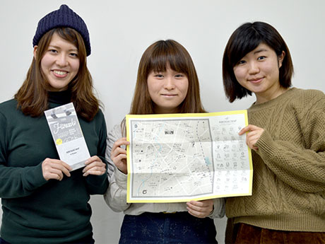 Hirosaki University students creating a store introduction map for young people- "The charm of Hirosaki is people"