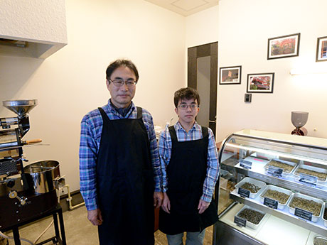 Ouverture d'un nouveau magasin de vente de haricots rôtis maison à Hirosaki sur le site d'un magasin de fleurs à Shinteramachi