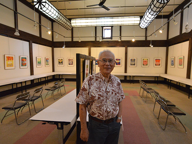 Exposition de lithographies sur le thème de la «pomme» à Hirosaki 50 œuvres d'artistes new-yorkais