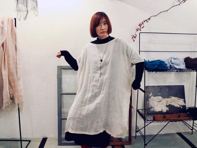 Kedai kain linen buatan tangan di Aomori / Tsuruta Rumah kosong yang diubah suai menjadi kedai dan atelier