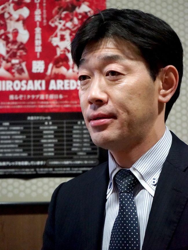 Giám đốc mới của Đội bóng chày Công dân Hirosaki "Blandieu" "Areds" đã quyết định nói về sự nhiệt tình cho mùa giải tiếp theo