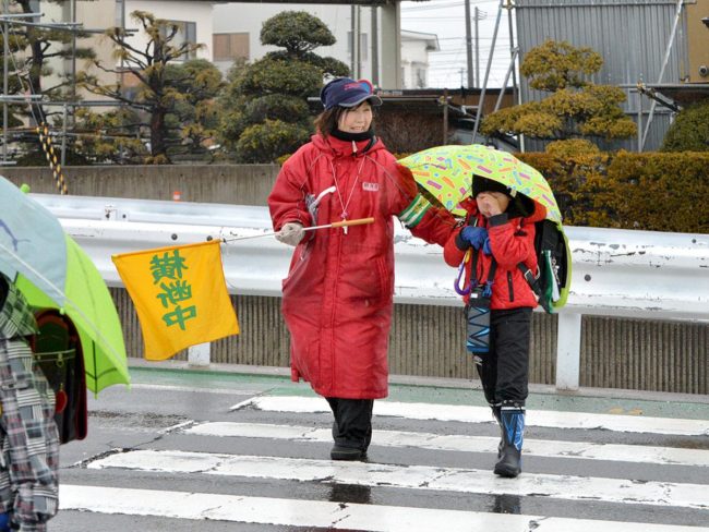 히로사키에서 25 년 근무 "녹색 아줌마"은퇴에 "아이부터 건강 받았던"