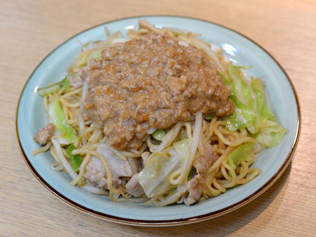 قائمة طعام جديدة محدودة ليوم واحد "ناكاميسو ياكيسوبا" في متجر رامين هيروساكي "ناكاميسو"