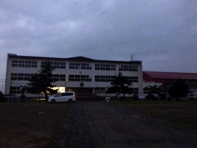 A ghost story event at a closed school in Aomori