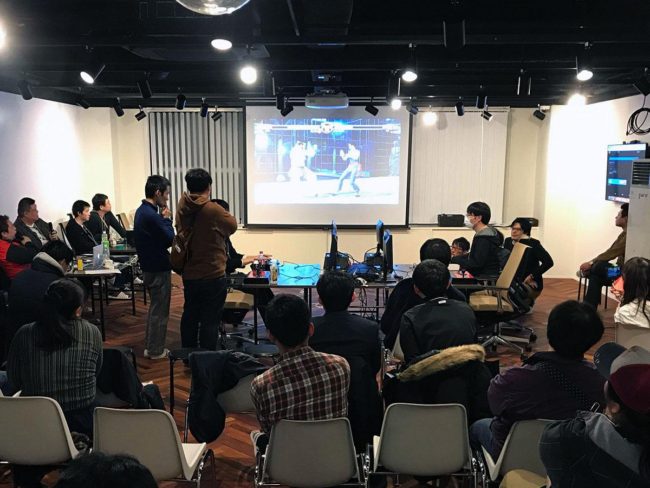 弘前的电子竞技格斗游戏“ VF”也在县外参加