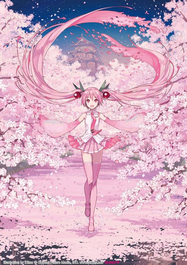 “櫻花未來”成為了弘前櫻花節的歡呼角色。