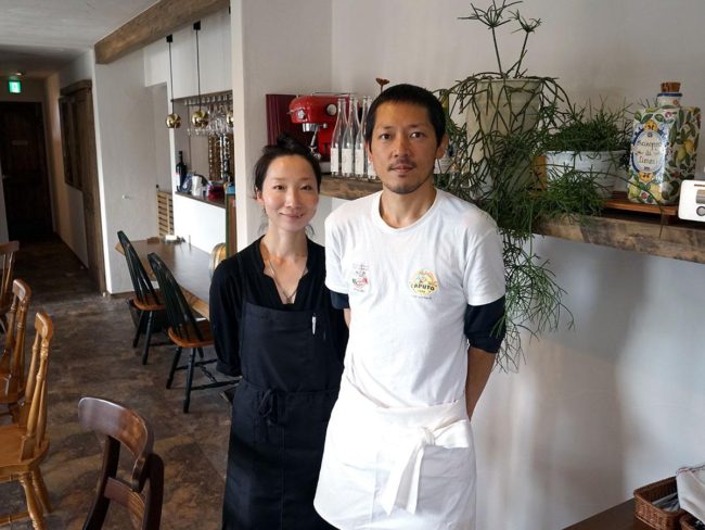 Naples pizza specialty shop "Gina Kikko" in Hirosaki run by a migrant couple from Kawagoe