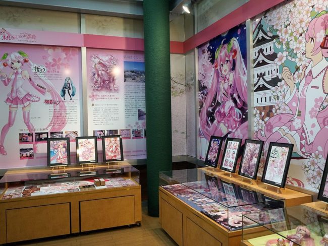 弘前Neputa节和“ Sakura Miku”合作开始博物馆并再次集邮