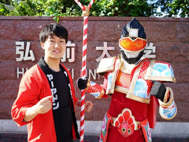 "Yayadon" do một sinh viên Hongdae sản xuất đã lần đầu tiên tham gia Lễ hội Anh hùng Địa phương Nhật Bản