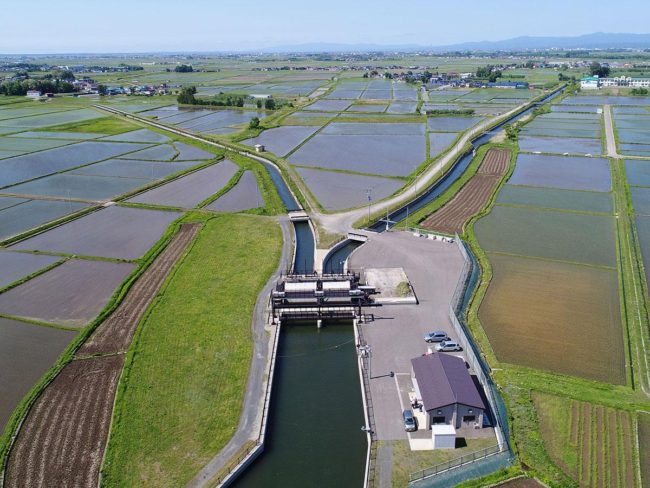 Visite en bus «Maniac» du patrimoine mondial de l'installation d'irrigation d'Aomori / Tsugaru