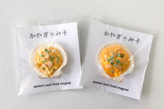 Take Aomori's local food as it is! ? "Kaiyaki Miso" Magnet