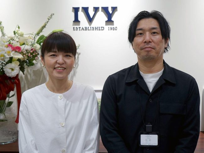A loja selecionada de Hirosaki, "IVY", 40º aniversário, Irmãos se sucedem em 2 gerações de pais e filhos