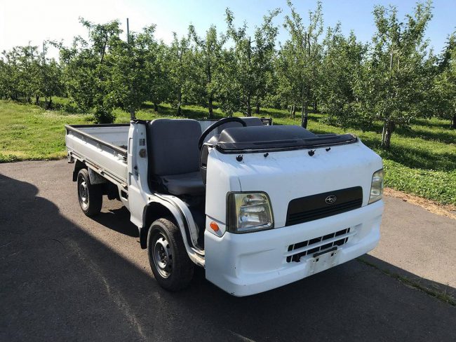 Aomori's "bague" attracts attention on the net Agricultural work vehicle used by apple farmers