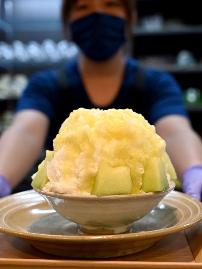弘前的日本咖啡馆​​“ Takumikan”庆祝成立三周年使用当地食材刨冰