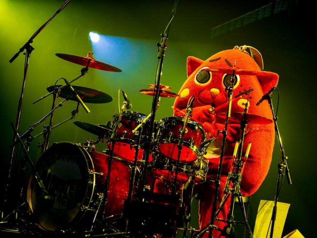Le Yuru-chara "Nyango Star" d'Aomori est classé premier dans "Underrated Drummer in the World"