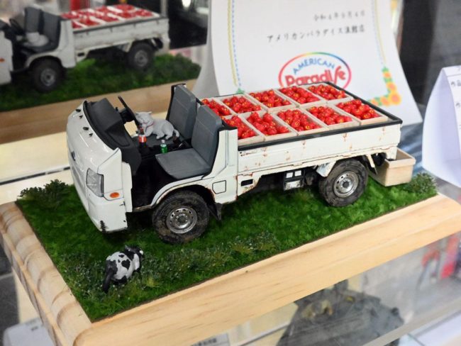 Apple Farming Vehicle "Bage" Giành giải thưởng lớn Cuộc thi Mô hình Nhựa Cửa hàng Sở thích Aomori
