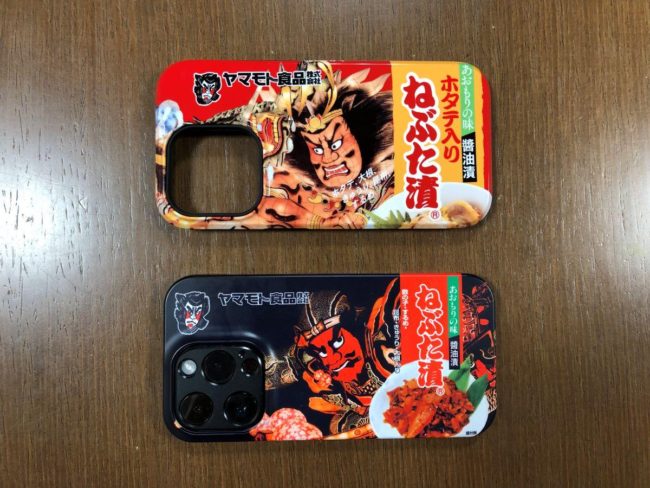 Los productos "Nebutazuke" de Aomori se venderán fundas para teléfonos inteligentes y parkas