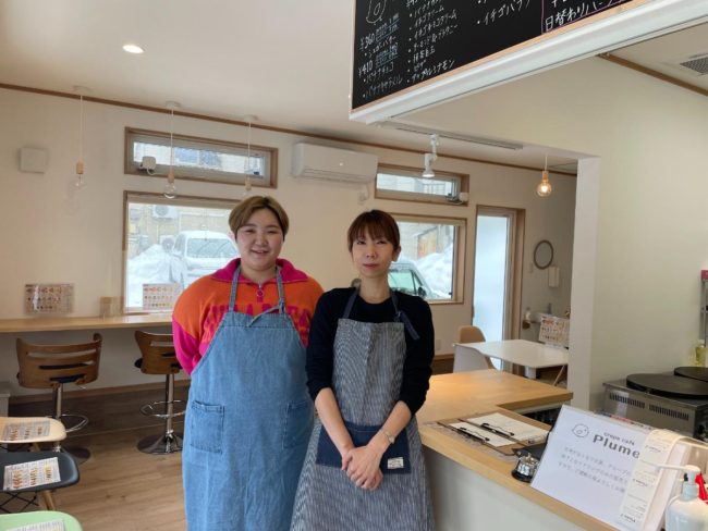 Crepe store "Plume" in Aomori A place where the mind and body can rest